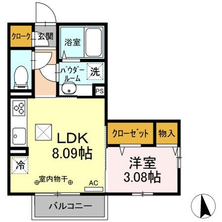 オペラハウス下之城（高崎市下之城町）の物件間取画像